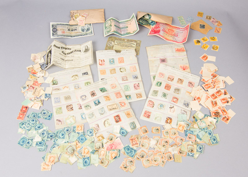 Antique to Vintage US and Foreign Stamps and Paper Currency