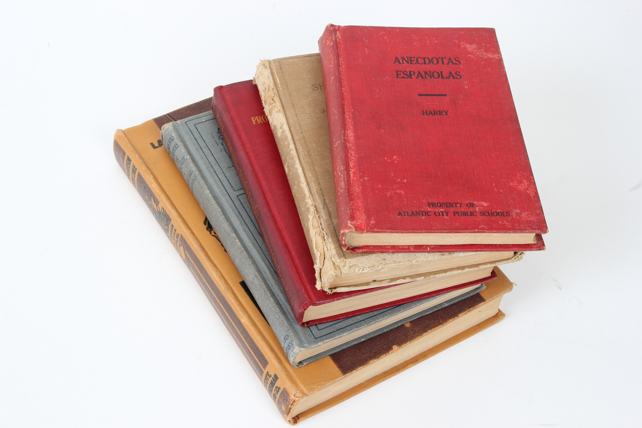 Collection of Vintage Spanish Books