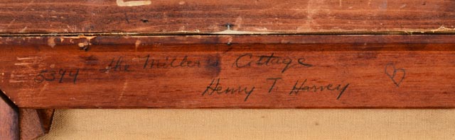 Henry T. Harvey Oil Painting "The Millers' Cottage"