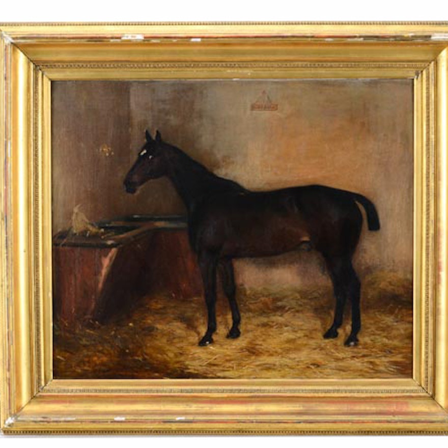 Anthony de Brie Oil Painting of Horse
