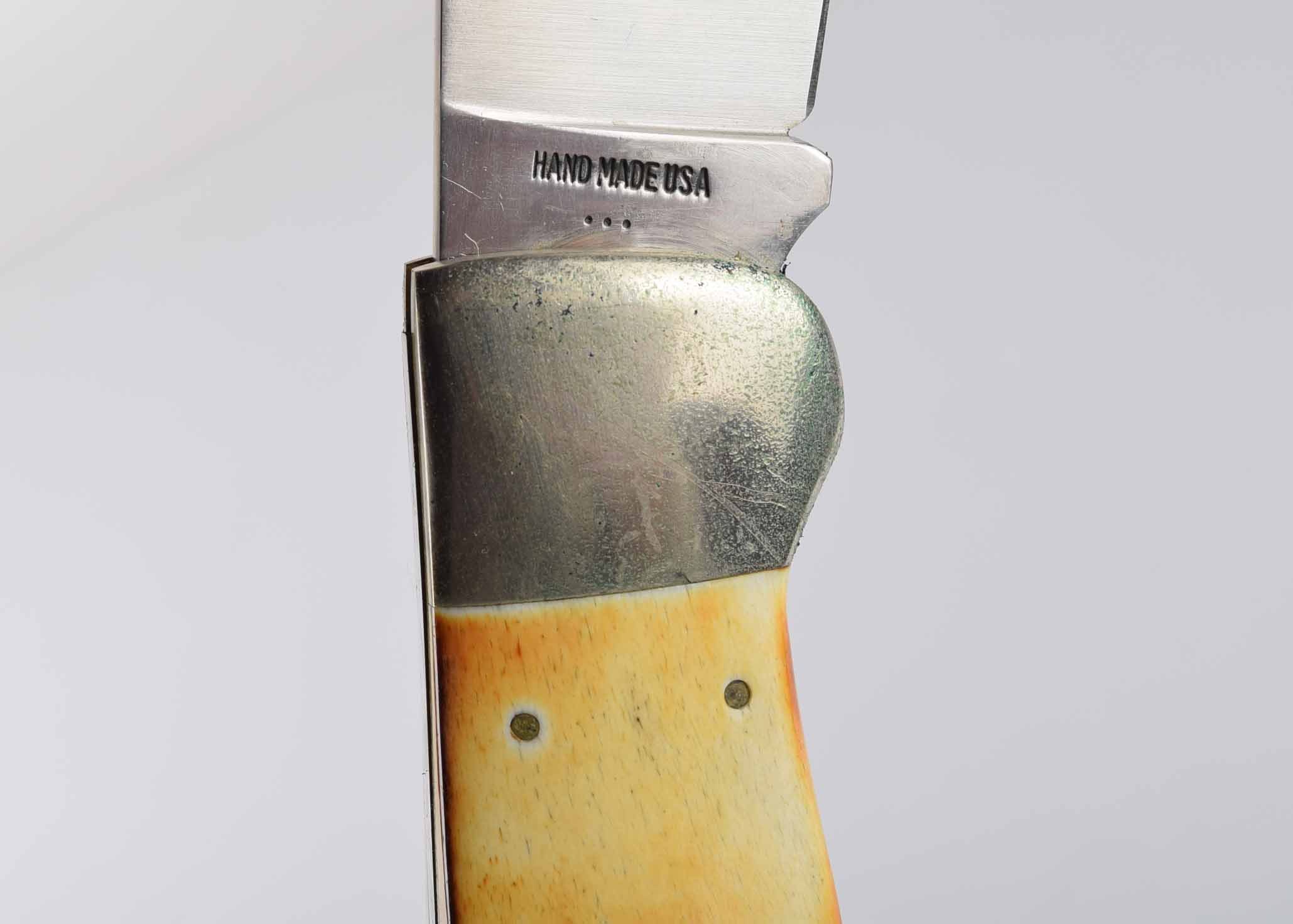 Case XX 5172 SSP Bulldog Blue Scroll Stag Knife