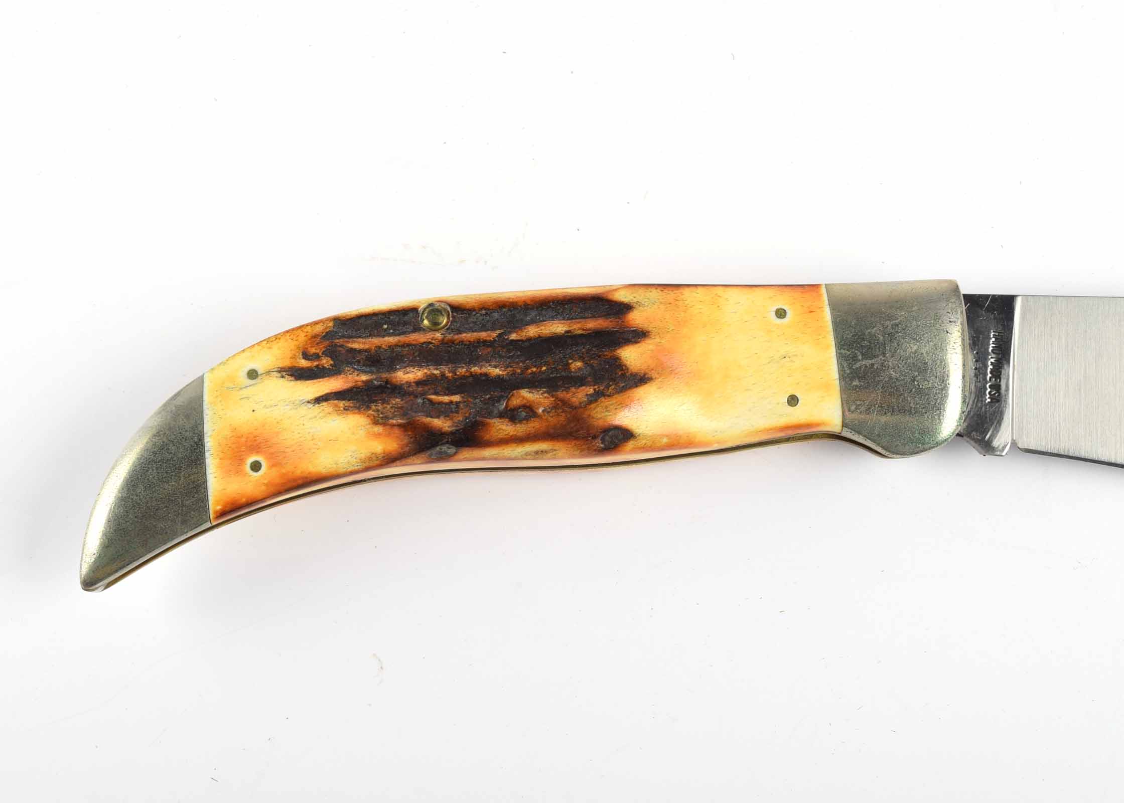 Case XX 5172 SSP Bulldog Blue Scroll Stag Knife