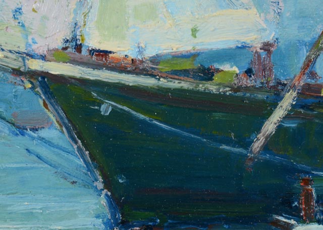 Original Oil on Board Attributed to Bessie Hoover Wessel