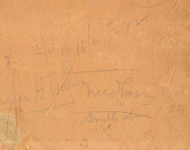 Original Oil on Board Attributed to Bessie Hoover Wessel