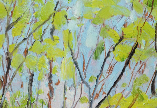 David Terry Original Oil on Board Landscape Painting