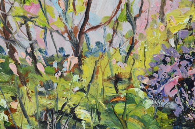 David Terry Original Oil on Board Landscape Painting