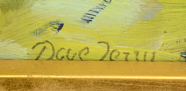 David Terry Original Oil on Board Landscape Painting