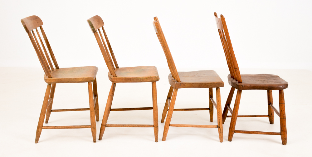 Early 19th Century Spindle Back Chairs