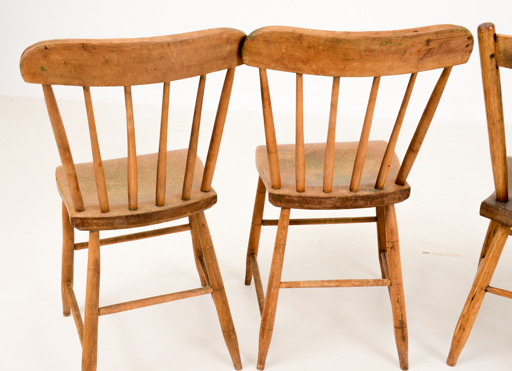 Early 19th Century Spindle Back Chairs