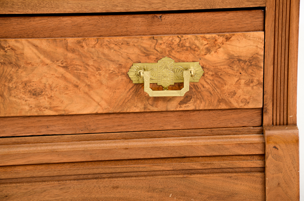 Eastlake Victorian Marble Top Chest