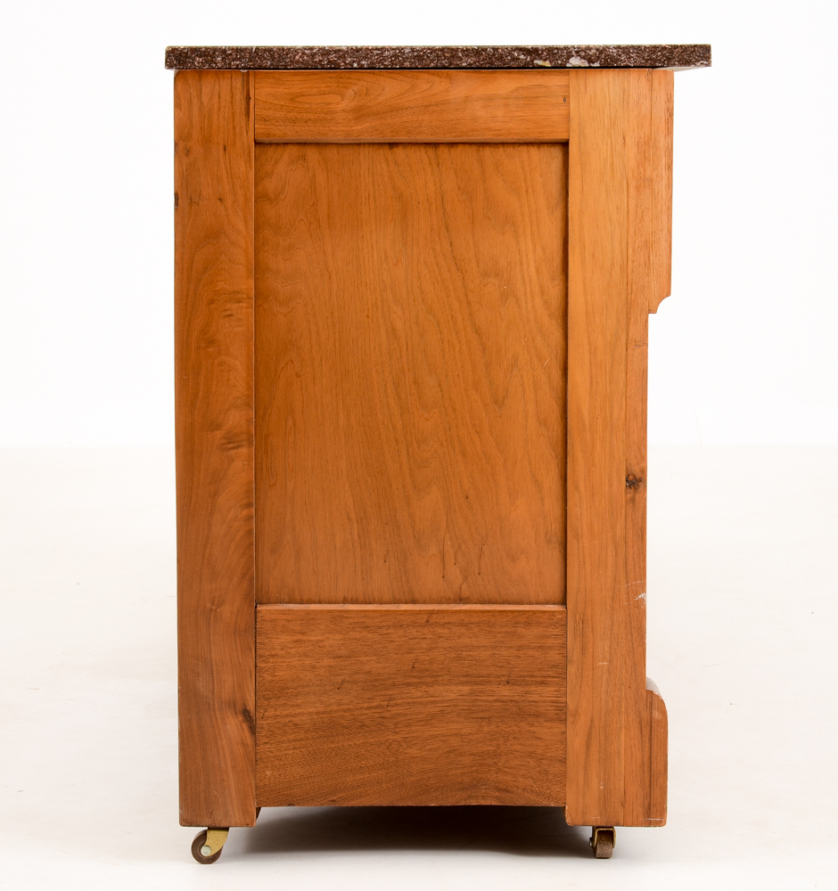 Eastlake Victorian Marble Top Chest