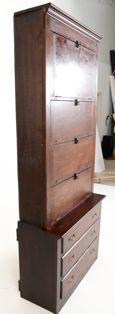 Early 20th-Century Built-In Cabinet