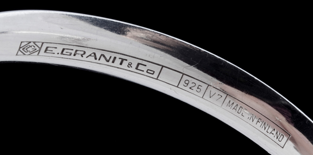 1970 Vintage Finnish Sterling Silver Bracelet