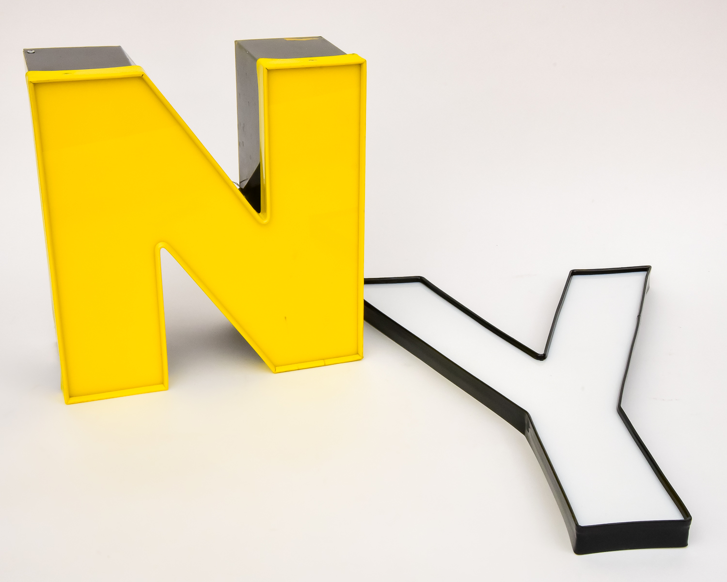 Pair of Architectural Sign Letters