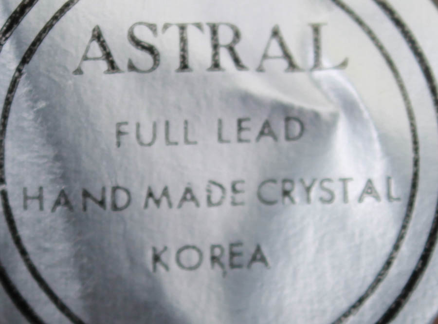 Astral Lead Crystal Perfume Bottle