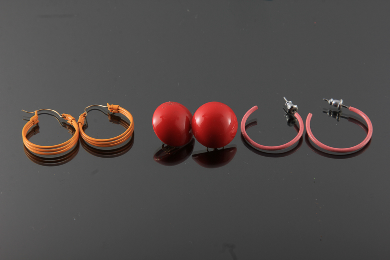 Assortment of Vintage Metal Earrings