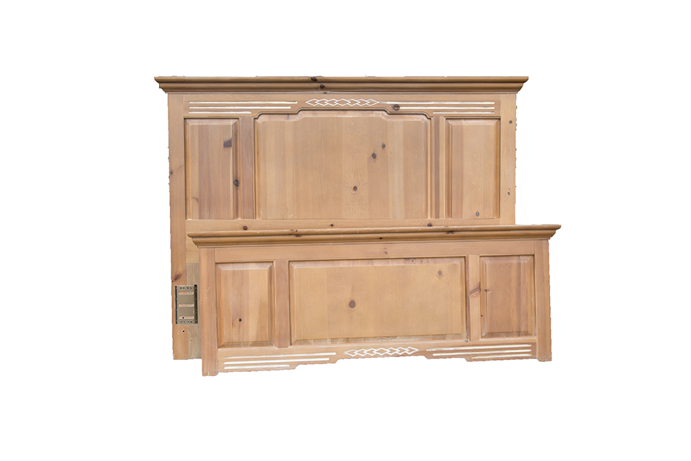 Broyhill Queen Size Pine Headboard and Footboard