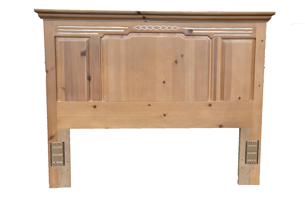 Broyhill Queen Size Pine Headboard and Footboard
