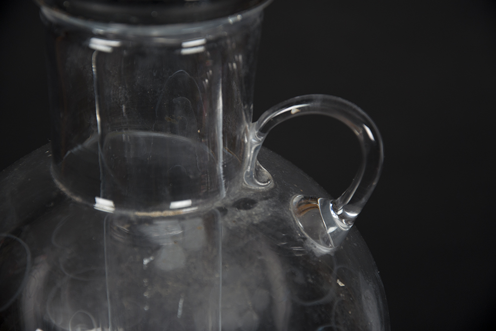 Iron and Glass Wine Server