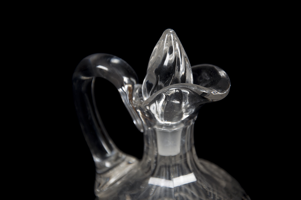 Group of Cut Glass and Sterling Serving Pieces