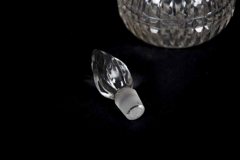 Group of Cut Glass and Sterling Serving Pieces