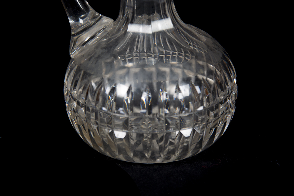 Group of Cut Glass and Sterling Serving Pieces