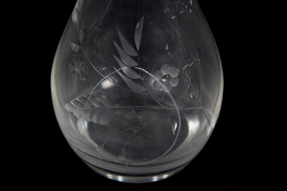 Collection of Etched Glass PIeces