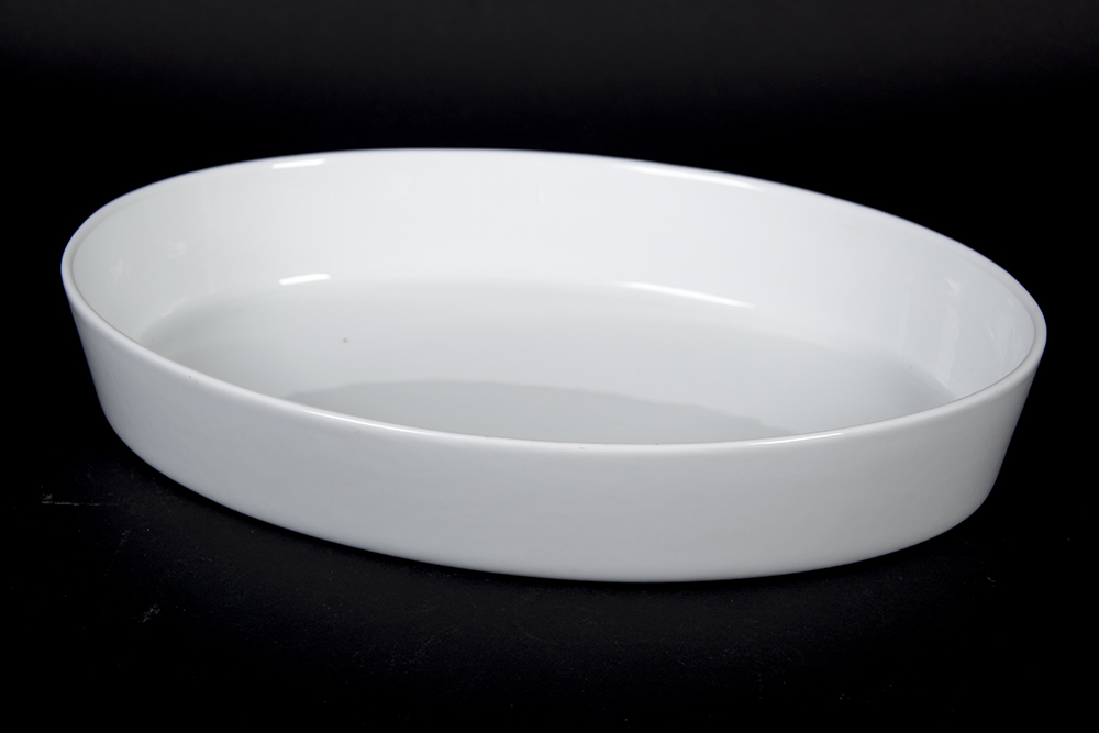 Fillivuyt Oval Baking Dish and Pineapple Trivet