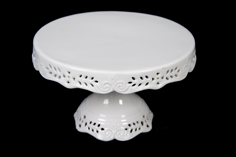 Collection of White Cake Stands