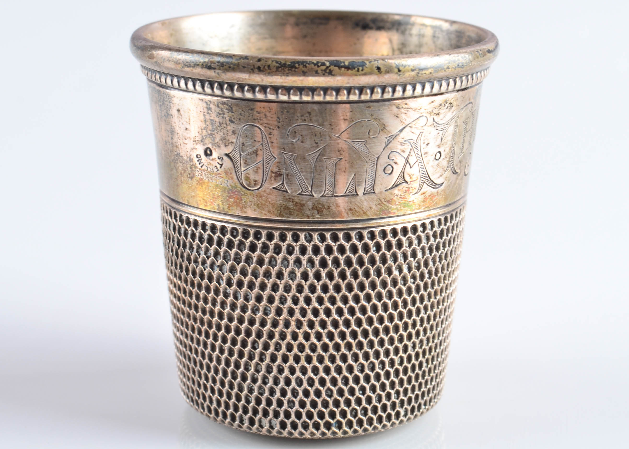 Cartier Sterling Silver "Thimble Full" Shot Jigger