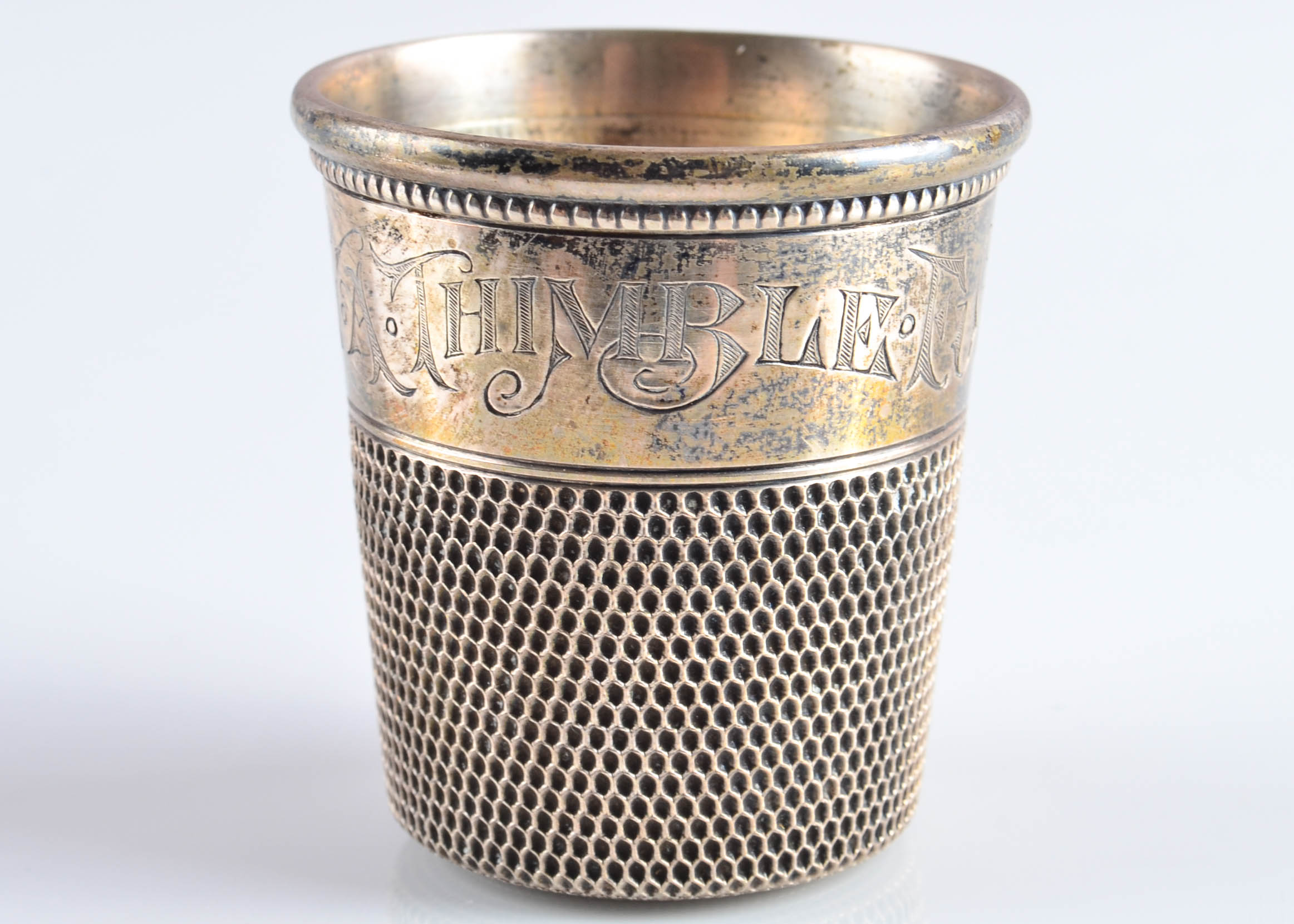 Cartier Sterling Silver "Thimble Full" Shot Jigger