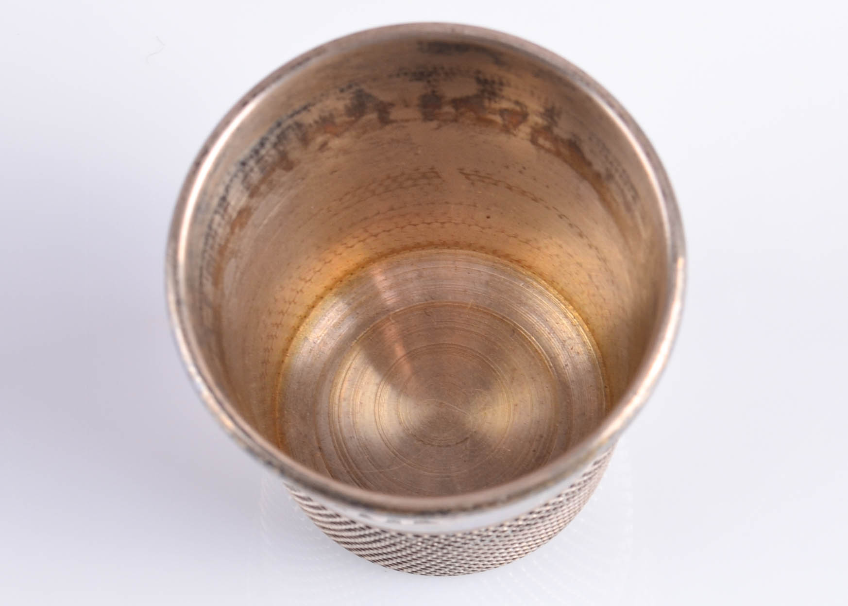 Cartier Sterling Silver "Thimble Full" Shot Jigger