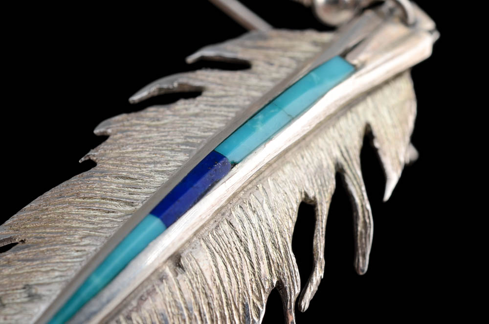 Lakota Sioux Sterling Earrings Designed by Michael Little Elk