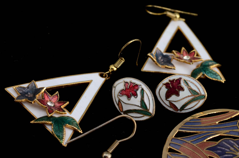 Enamel Jewelry Including Laurel Burch
