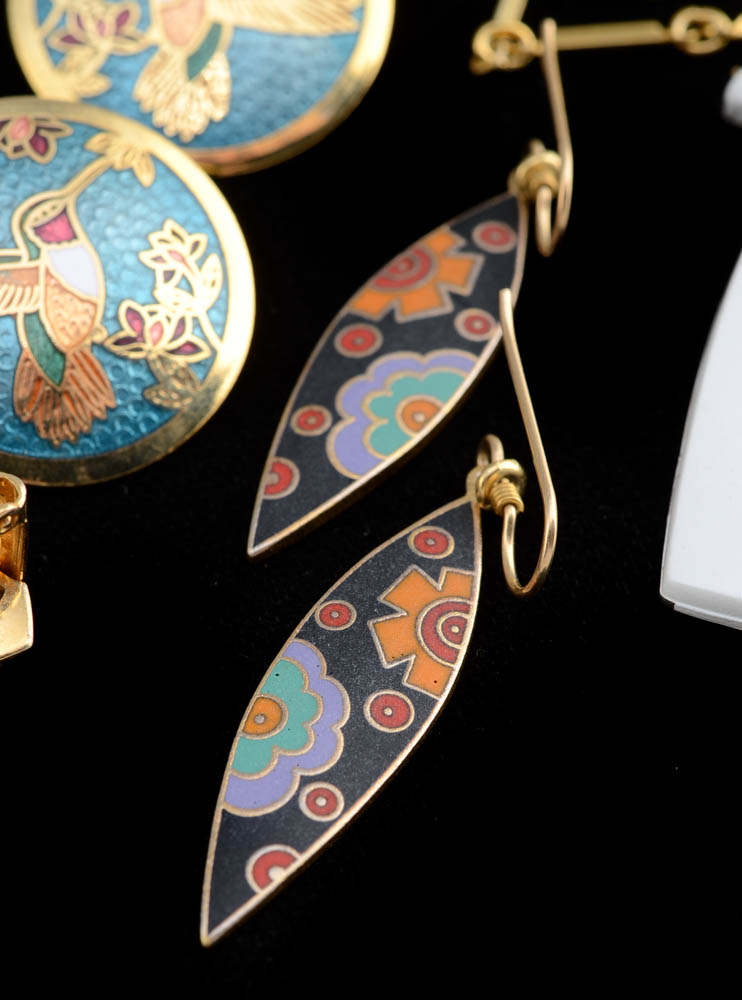 Enamel Jewelry Including Laurel Burch