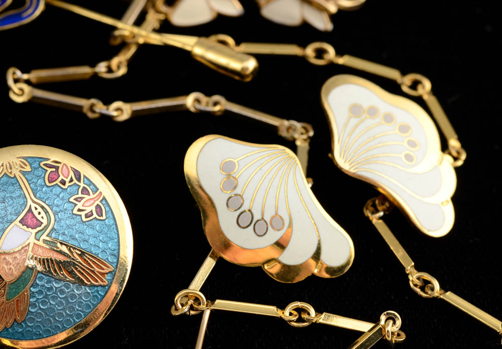Enamel Jewelry Including Laurel Burch