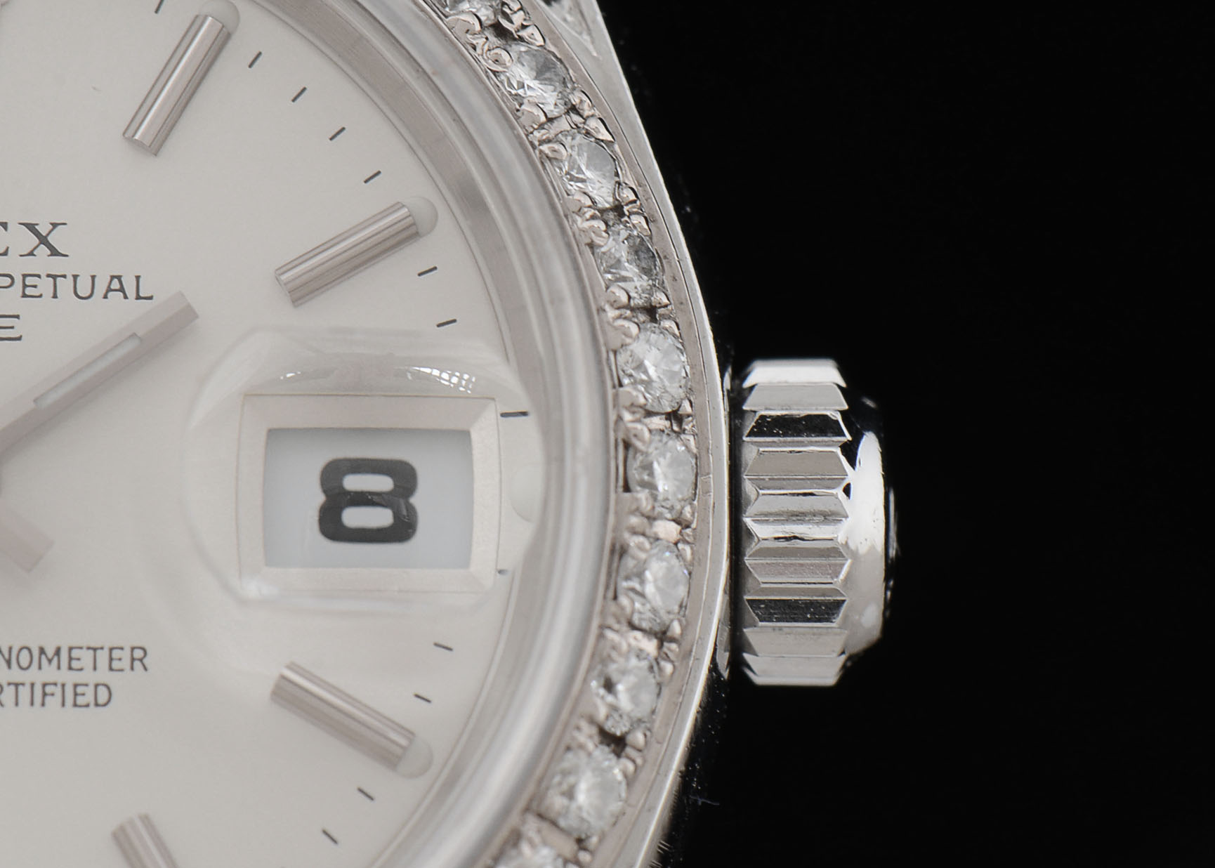 Women's Rolex S. Steel Date 79174 Diamond Bezel and Case Auto