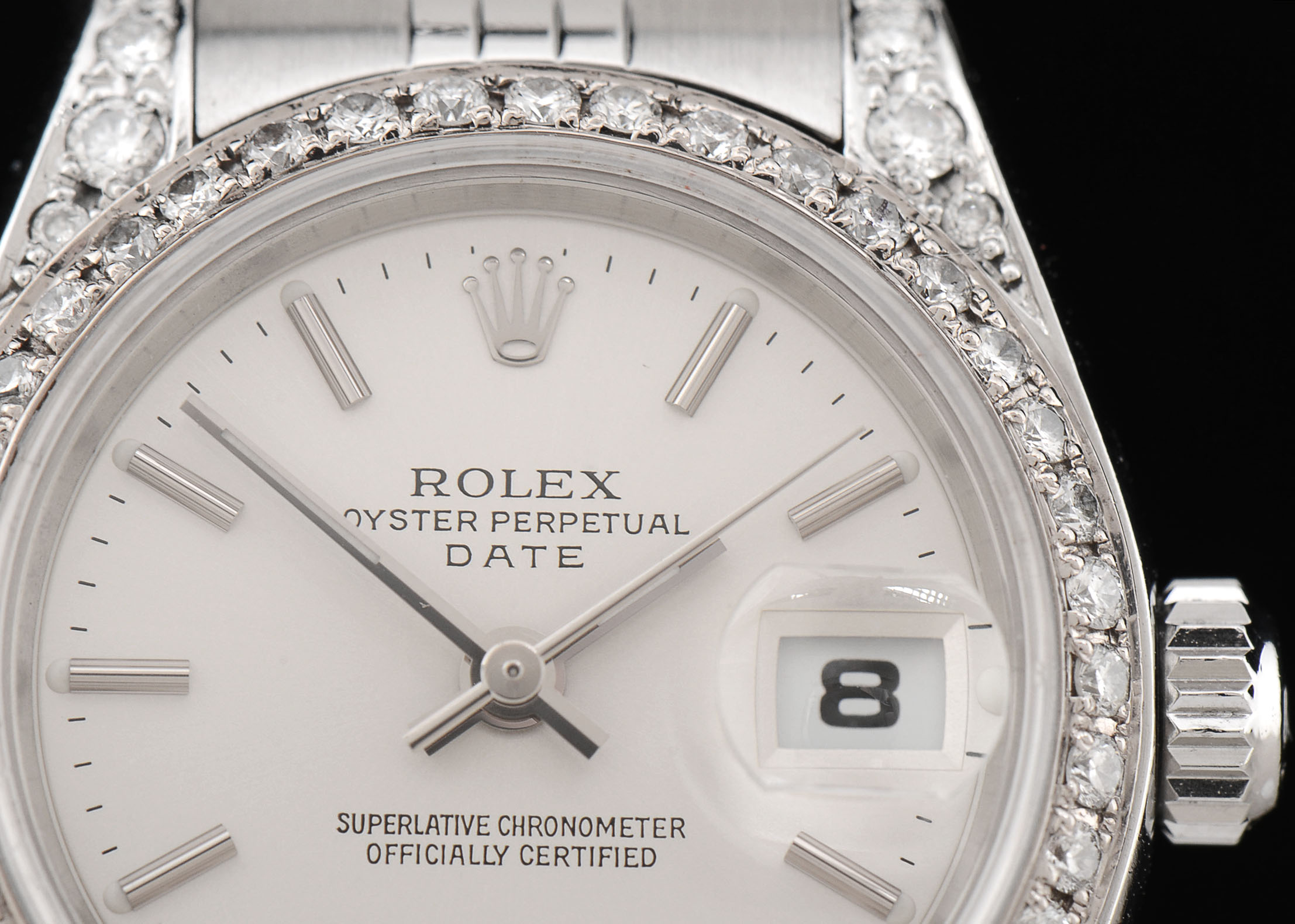 Women's Rolex S. Steel Date 79174 Diamond Bezel and Case Auto
