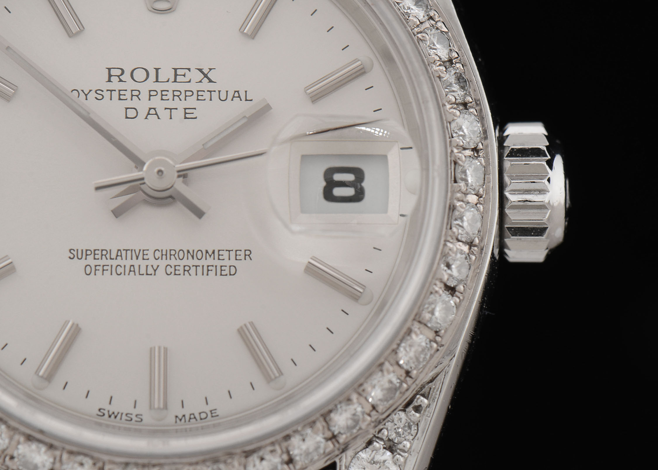 Women's Rolex S. Steel Date 79174 Diamond Bezel and Case Auto