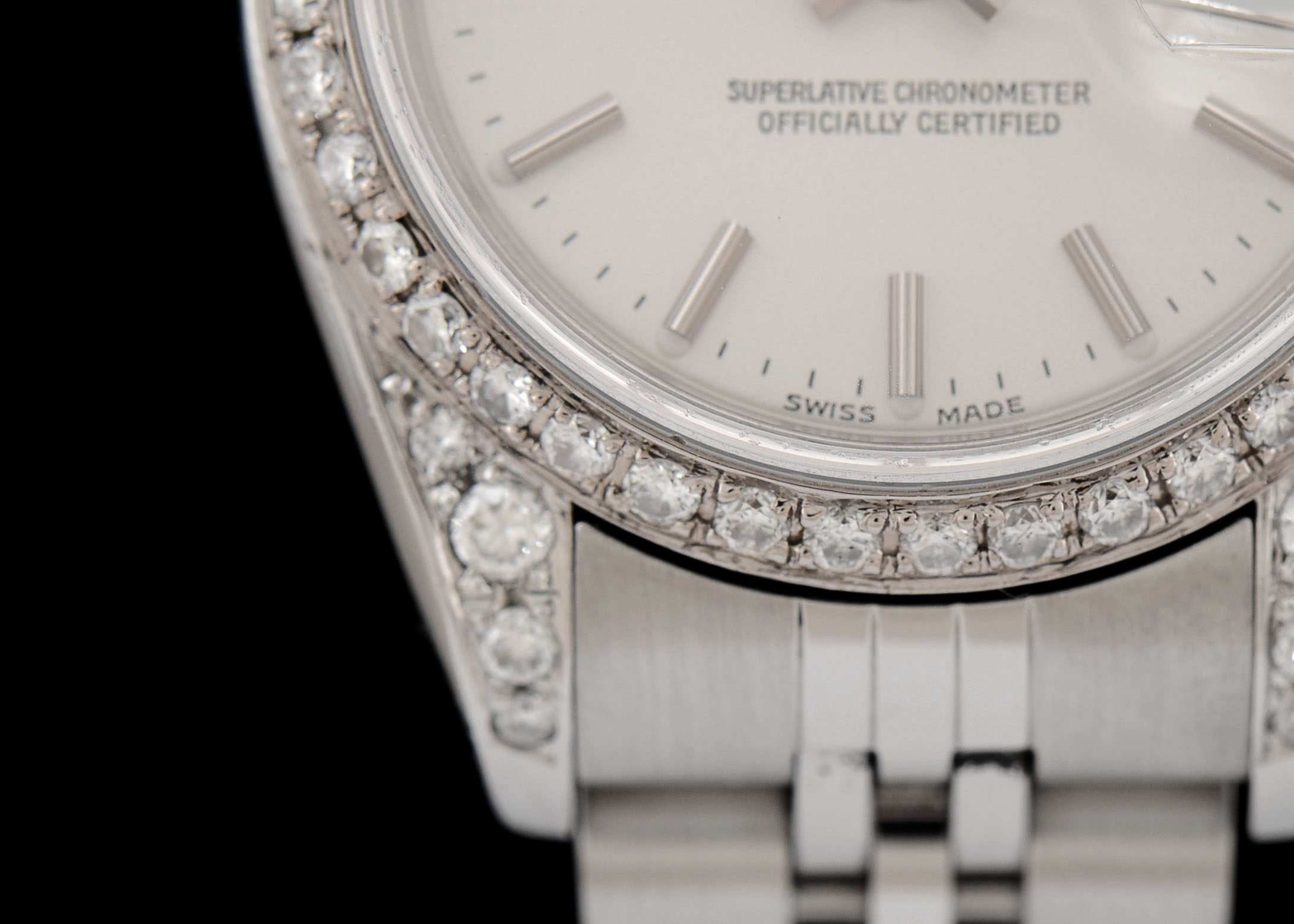 Women's Rolex S. Steel Date 79174 Diamond Bezel and Case Auto