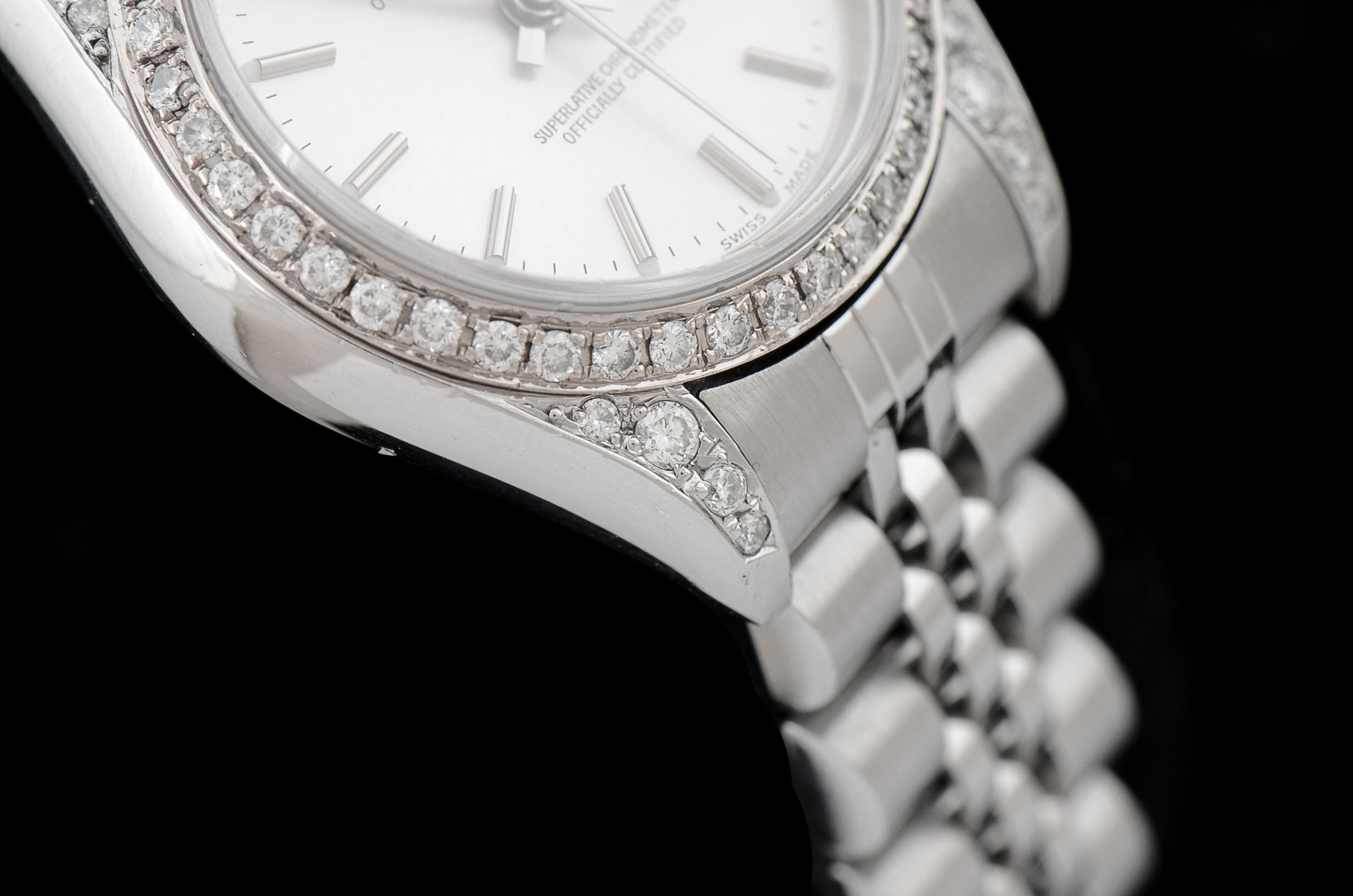 Women's Rolex S. Steel Date 79174 Diamond Bezel and Case Auto