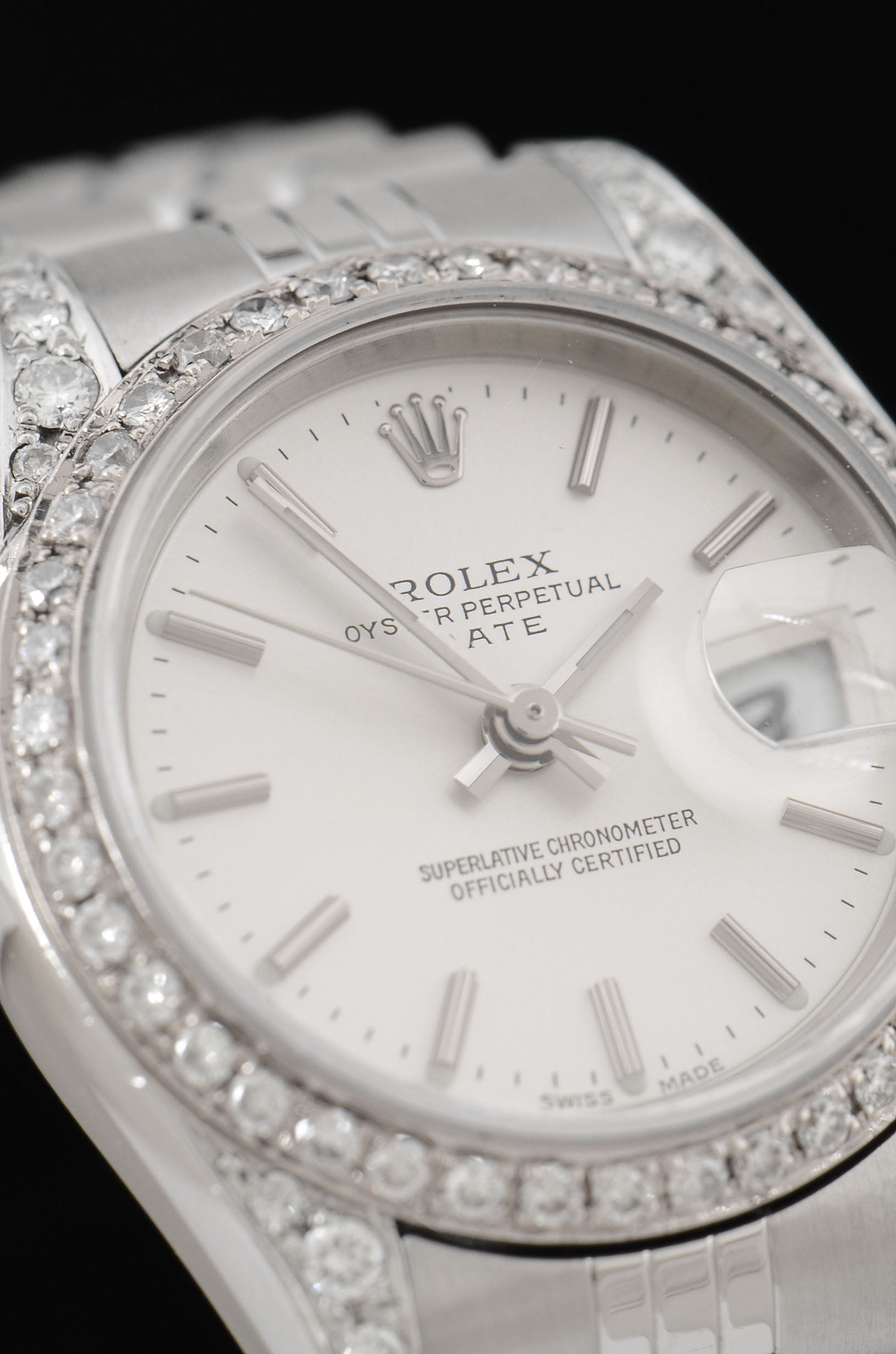 Women's Rolex S. Steel Date 79174 Diamond Bezel and Case Auto