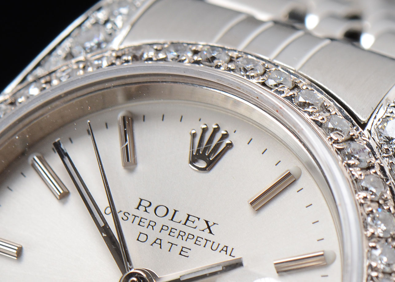 Women's Rolex S. Steel Date 79174 Diamond Bezel and Case Auto