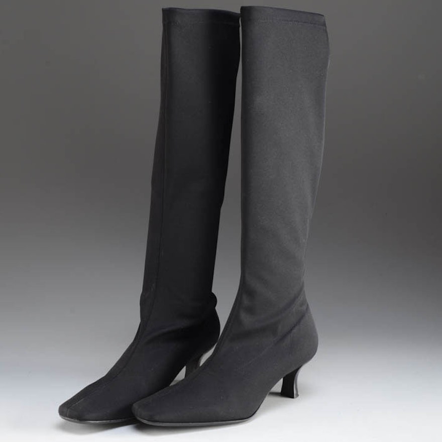 Talbots Knee High Black Gayle Boots