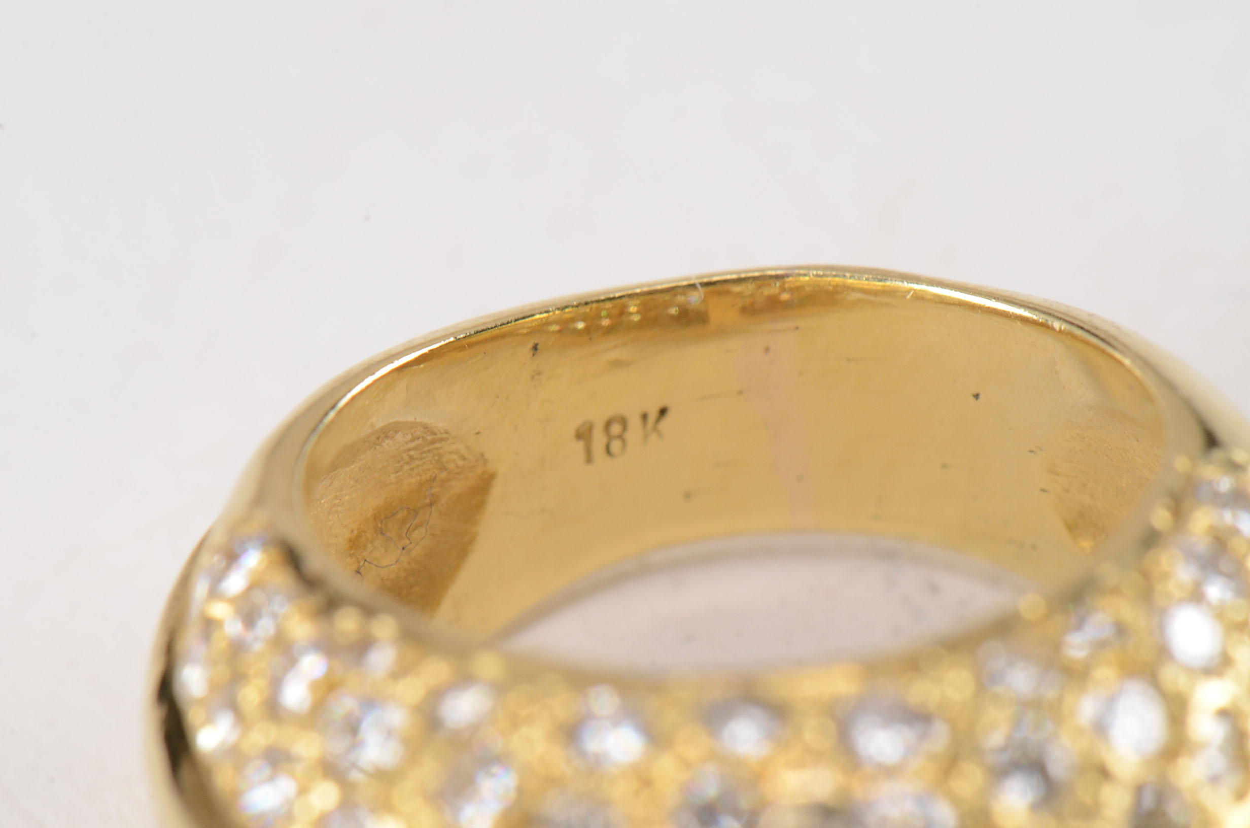 18K Yellow Gold Diamond Ring