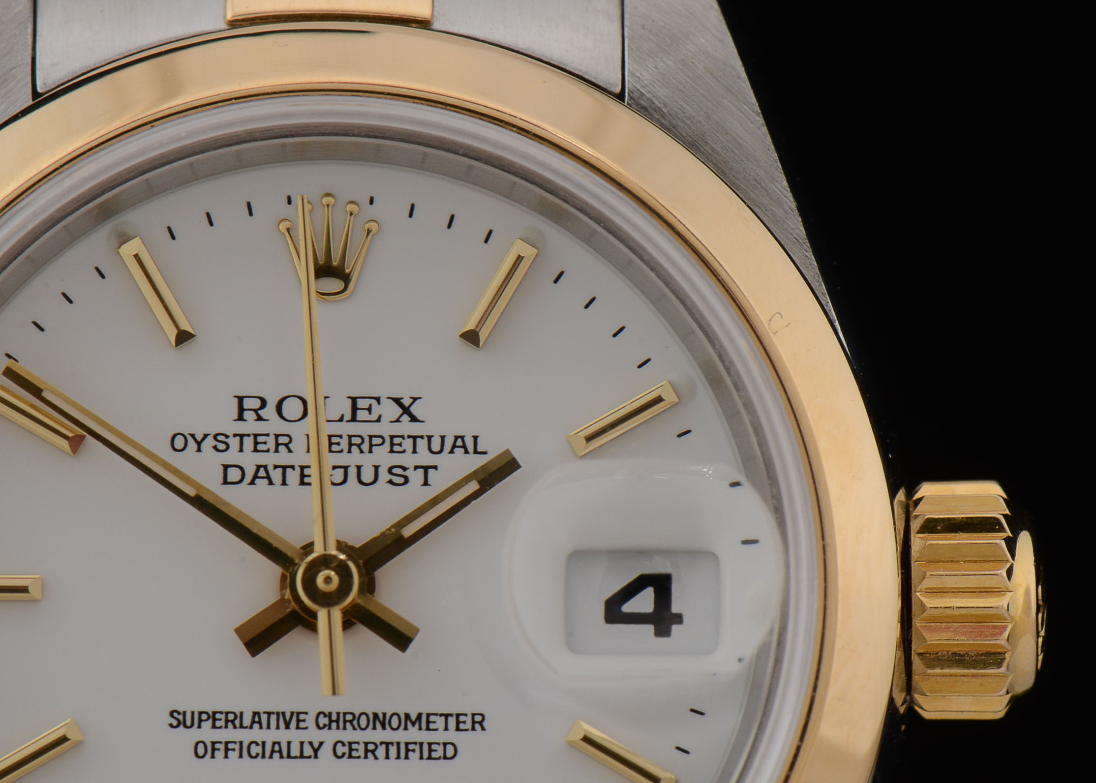 Women's Rolex Datejust 18k Gold and Steel 79163 Oyster Automatic