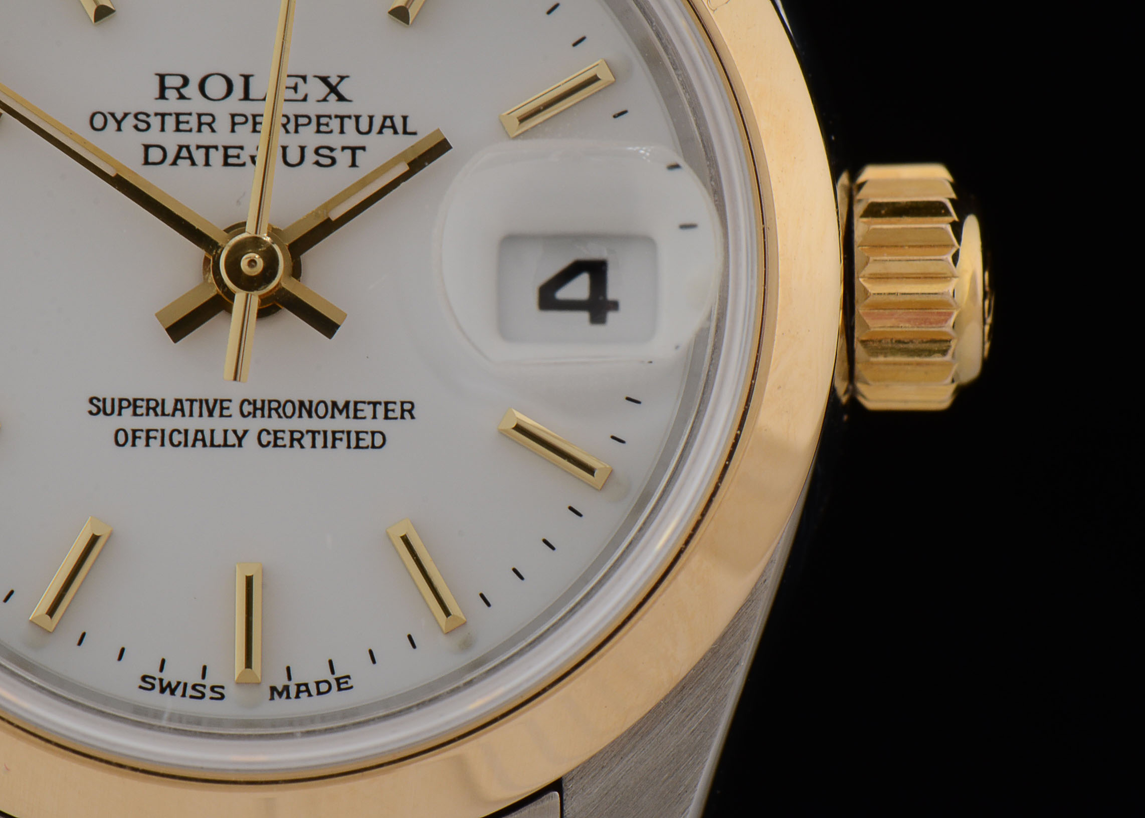 Women's Rolex Datejust 18k Gold and Steel 79163 Oyster Automatic