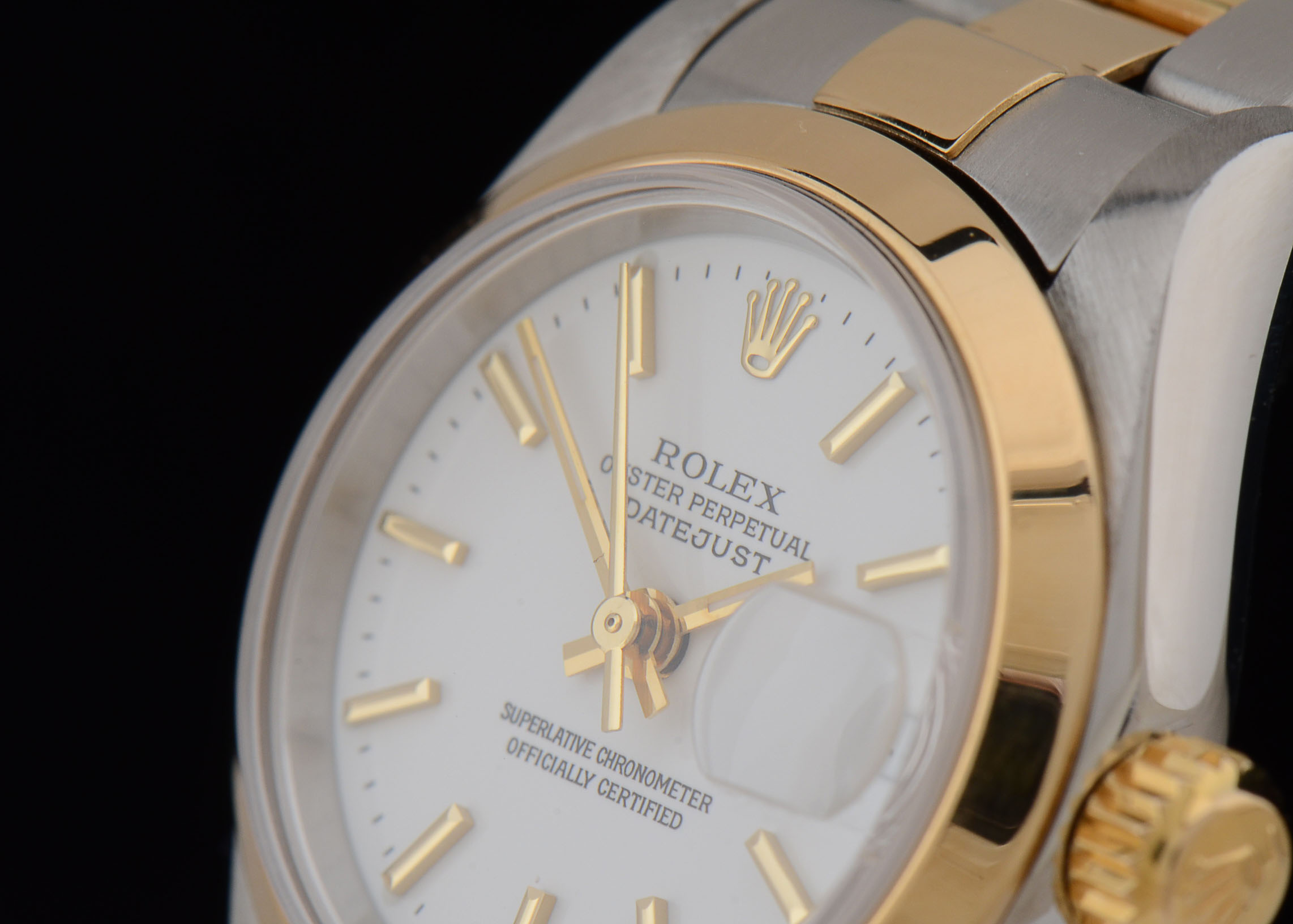 Women's Rolex Datejust 18k Gold and Steel 79163 Oyster Automatic