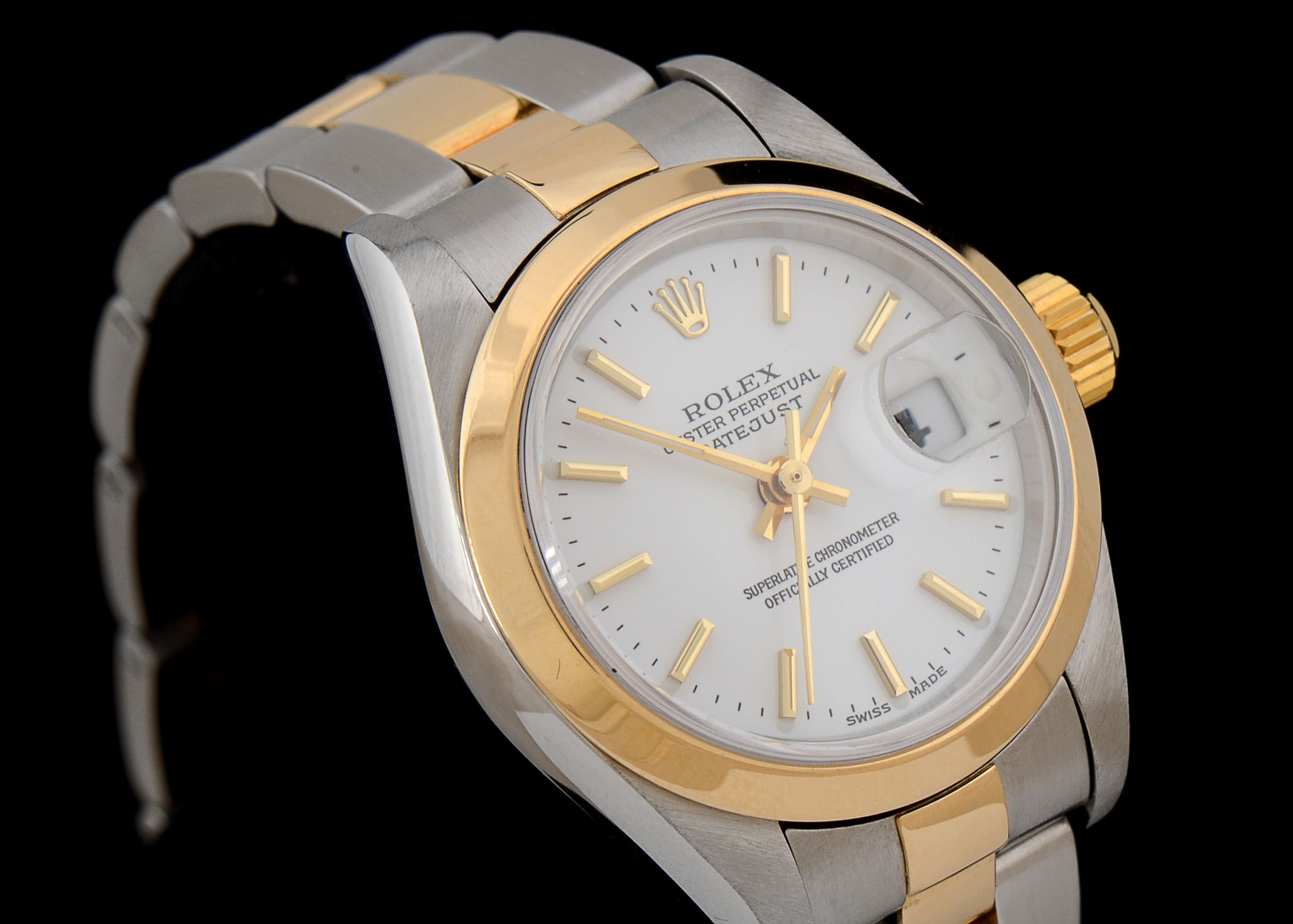 Women's Rolex Datejust 18k Gold and Steel 79163 Oyster Automatic