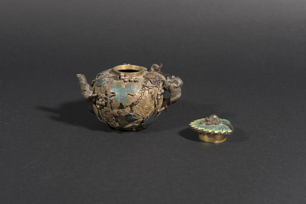 Miniature Vintage Metal Teapot